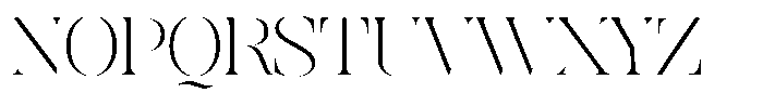 Astrovia Serif Thin Font UPPERCASE