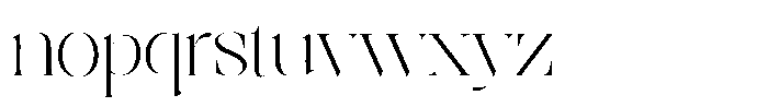 Astrovia Serif Thin Font LOWERCASE