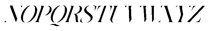 Astrovia Serif Variable Black Italic Font UPPERCASE
