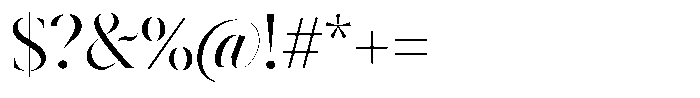 Astrovia Serif Variable Black Font OTHER CHARS