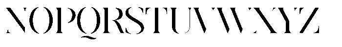 Astrovia Serif Variable Black Font UPPERCASE