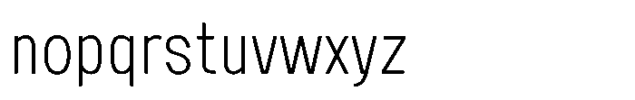 Astute Grotesque 100 Font LOWERCASE