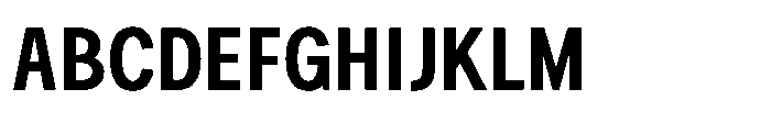 Astute Grotesque 700 Font UPPERCASE