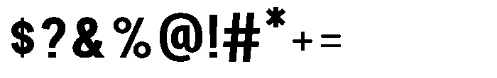 Astute Grotesque 800 Font OTHER CHARS