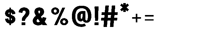 Astute Grotesque 900 Font OTHER CHARS