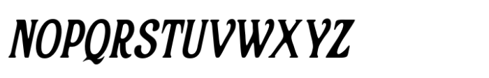 Asvoria Drawn Italic Font UPPERCASE