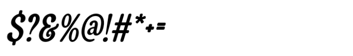 Asvoria Italic Font OTHER CHARS