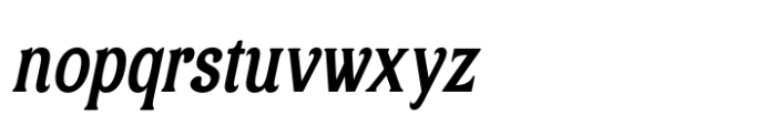 Asvoria Italic Font LOWERCASE