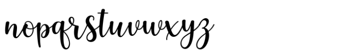Asyifa Font LOWERCASE