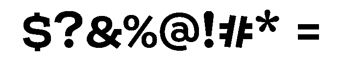 AsimonDLv3AAA DemiBold Font OTHER CHARS