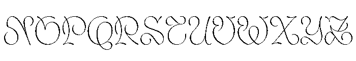 Asphodel Thin Font UPPERCASE