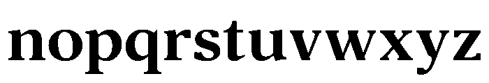 Aster DemiBold Font LOWERCASE