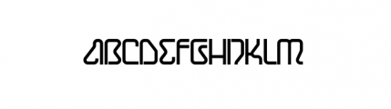 Astro Light Font UPPERCASE