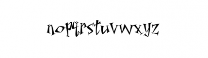 Astroboy Regular Font LOWERCASE