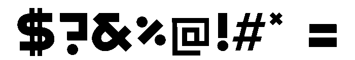 Ashtronaut Bold Font OTHER CHARS