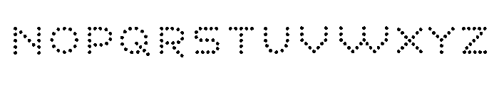 Ashtronaut Bulbs Font UPPERCASE