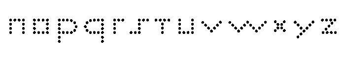 Ashtronaut Bulbs Font LOWERCASE