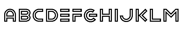 Ashtronaut Fiddy Fiddy Font UPPERCASE