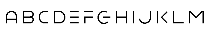 Ashtronaut Halfway Font UPPERCASE