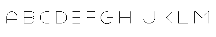 Ashtronaut Inlines Font UPPERCASE