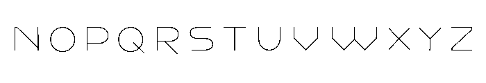 Ashtronaut Inlines Font UPPERCASE