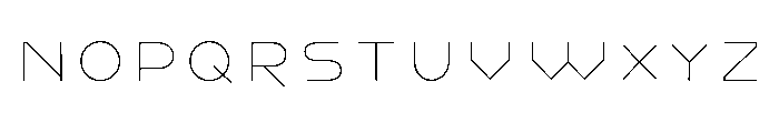 Ashtronaut Neon Inlines Font UPPERCASE
