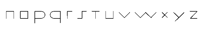 Ashtronaut Neon Inlines Font LOWERCASE