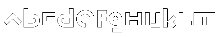 Ashtronaut Outlines FONT