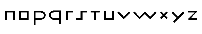 Ashtronaut Regular Font LOWERCASE