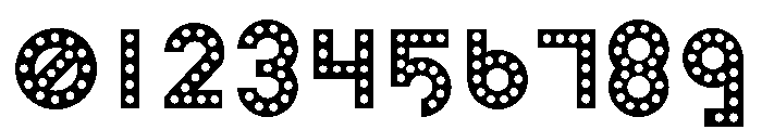 Ashtronaut With Bulbs Font OTHER CHARS