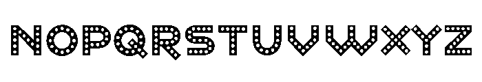 Ashtronaut With Bulbs Font UPPERCASE