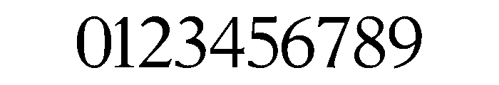 Aster Regular Font OTHER CHARS