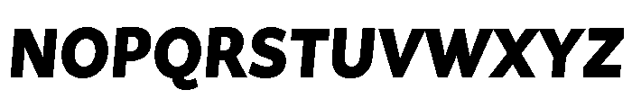 Asterisk Sans Black Italic Font UPPERCASE