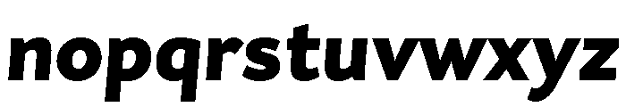 Asterisk Sans Black Italic Font LOWERCASE