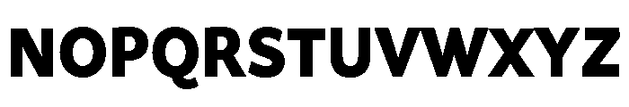 Asterisk Sans Black Font UPPERCASE