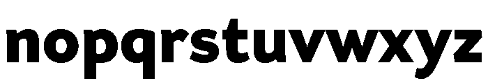 Asterisk Sans Black Font LOWERCASE