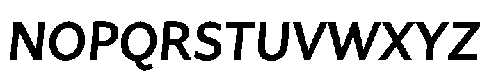 Asterisk Sans Bold Italic Font UPPERCASE