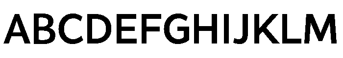 Asterisk Sans Bold Font UPPERCASE