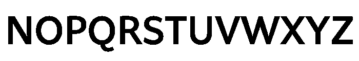 Asterisk Sans Bold Font UPPERCASE