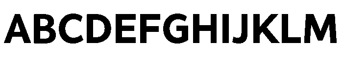 Asterisk Sans Extra Bold Font UPPERCASE