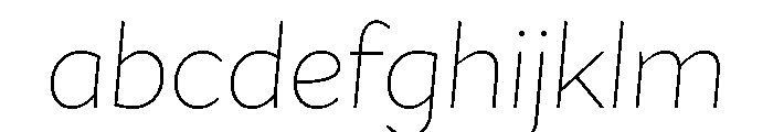 Asterisk Sans Extra Light Italic FONT