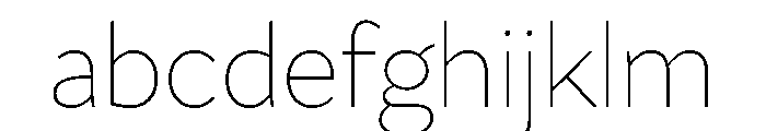 Asterisk Sans Extra Light FONT