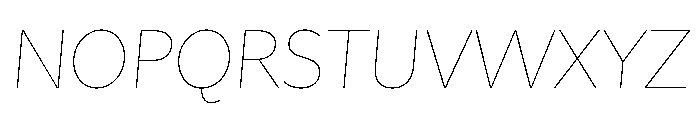 Asterisk Sans Italic Font UPPERCASE