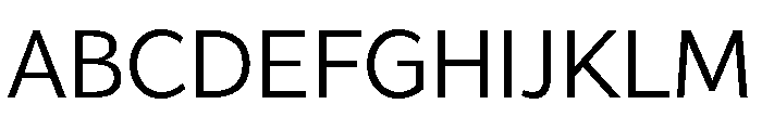 Asterisk Sans Regular Font UPPERCASE