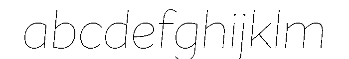 Asterisk Sans Ultra Light Italic FONT