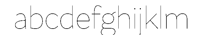 Asterisk Sans Ultra Light FONT