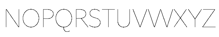 Asterisk Sans Font UPPERCASE