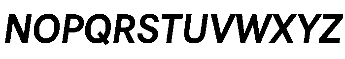 Astrid Grotesk Bold Italic Font UPPERCASE