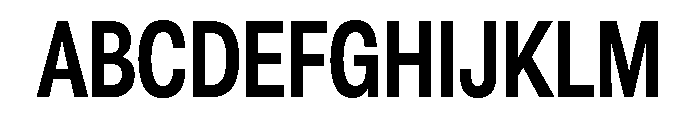 Astrid Grotesk Condensed Bold Font UPPERCASE