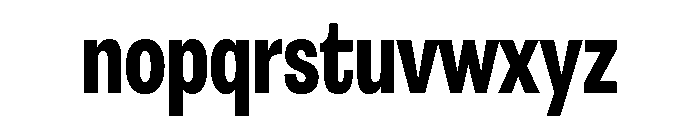Astrid Grotesk Condensed Extra Bold Font LOWERCASE